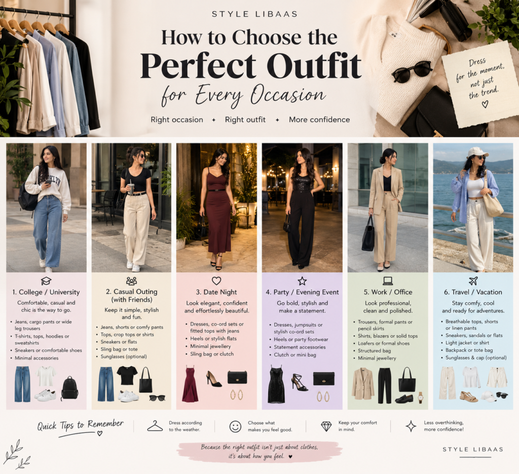 How to Choose Perfect Outfit Ideas for every occasion