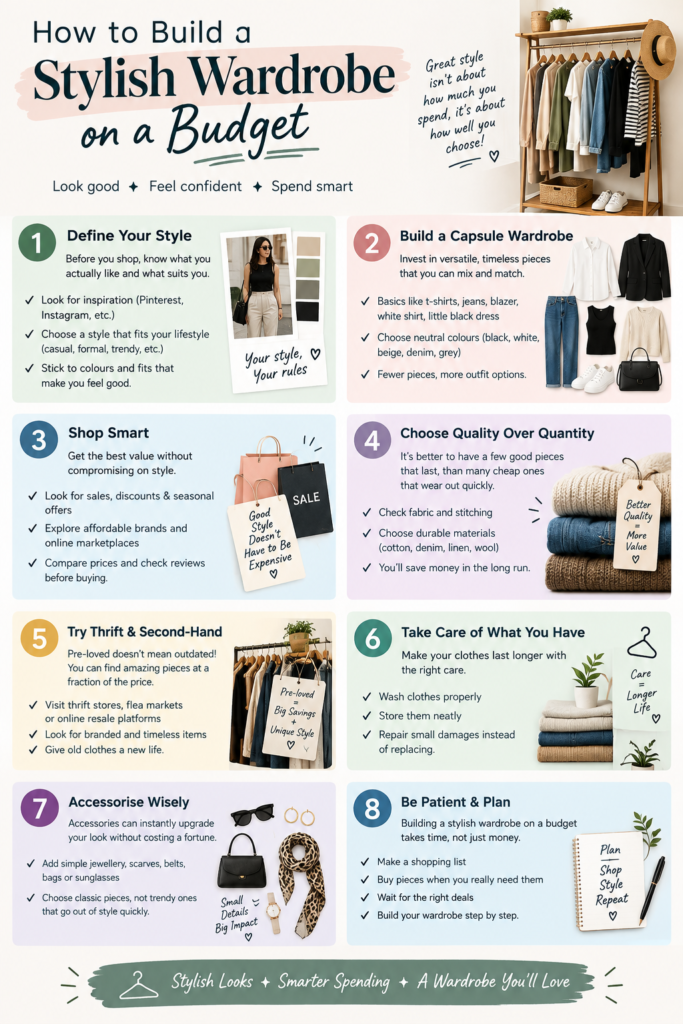 How to build a stylish wardrobe on a budget